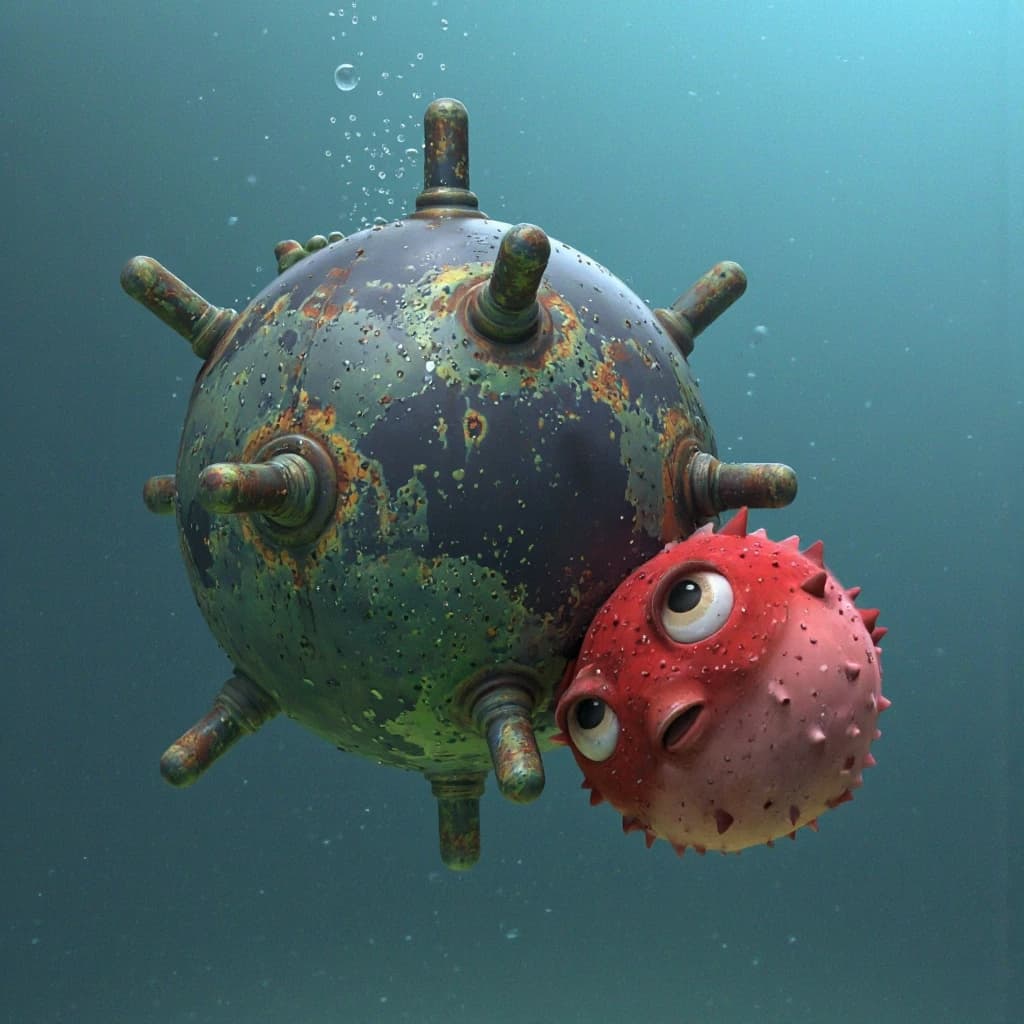 3D underwater scene