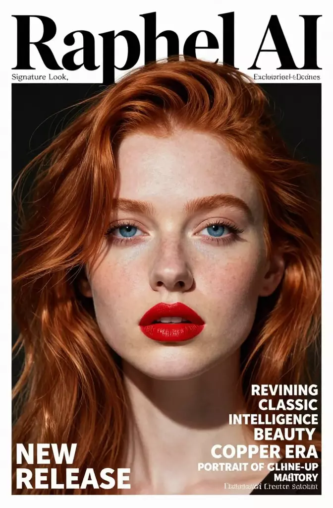 Magazine cover portrait